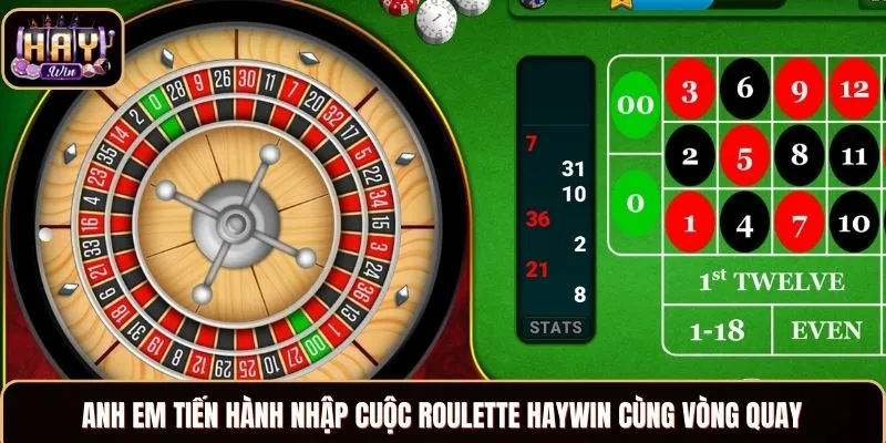 Anh em tiến hành nhập cuộc Roulette Haywin cùng vòng quay